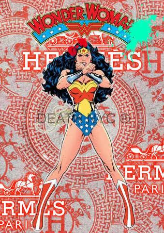 ’Deathz643’ 45X32Cm Wonder Woman (Edition Of 100*) (2023) Art Print