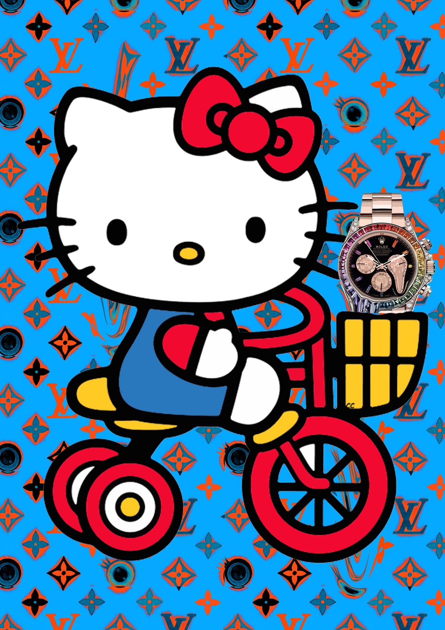 Auction "Z694 kitty" art print 45x32cm (Edition of 100)