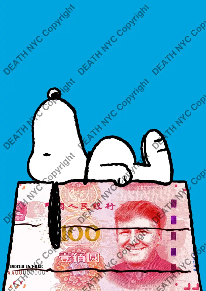 ’Deathza363’ 45X32Cm Snoopy (Edition Of 100*) (2024) Art Print