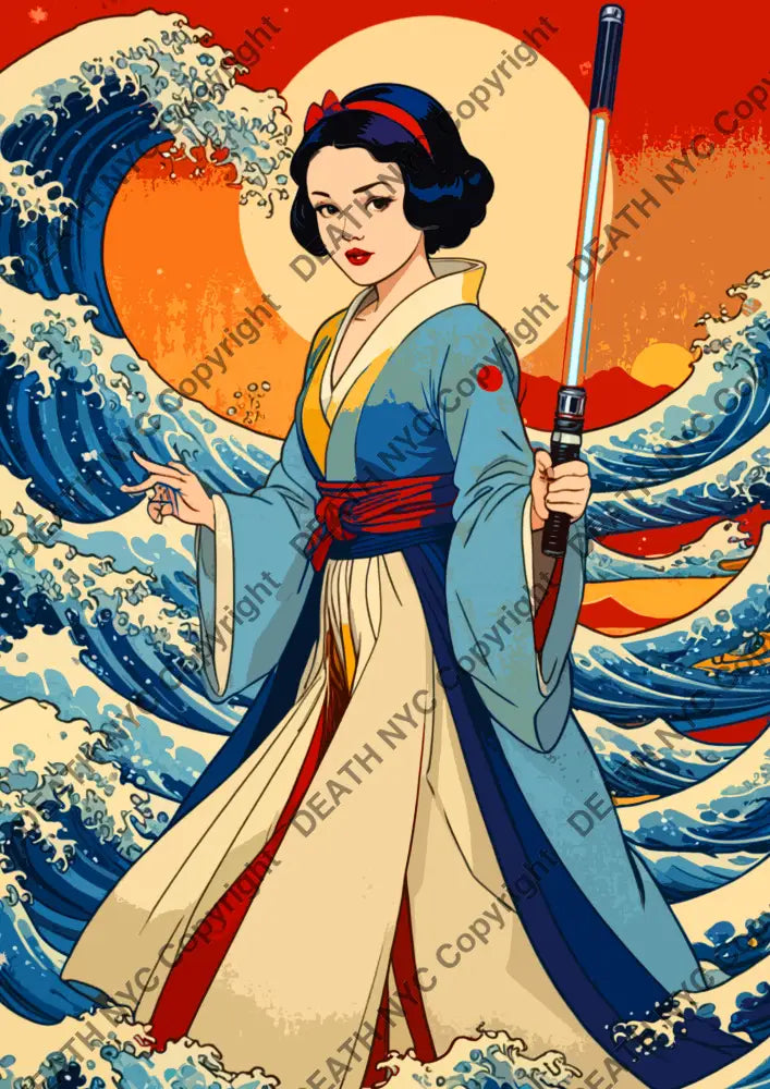 ’Deathza46’ 45X32Cm Snow White (Edition Of 100*) (2023) Art Print