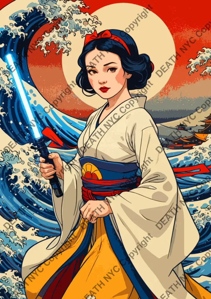 ’Deathza47’ 45X32Cm Snow White (Edition Of 100*) (2023) Art Print