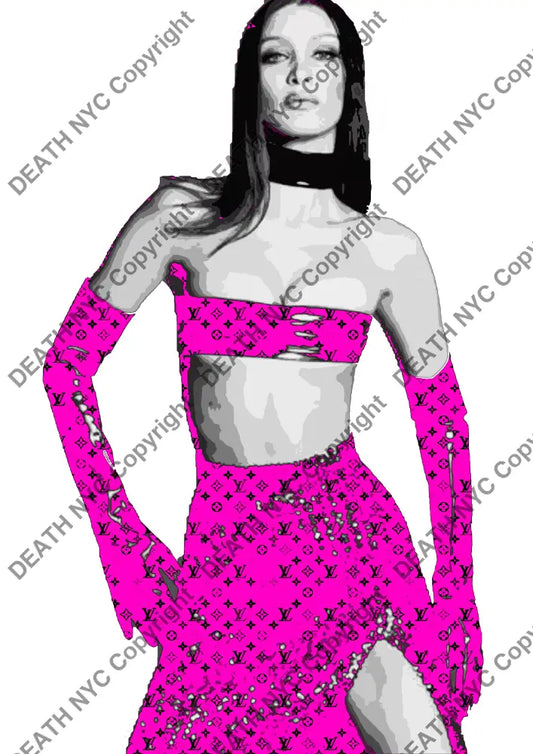 ’Deathza604’ 45X32Cm Bella (Edition Of 100*) (2024) Art Print