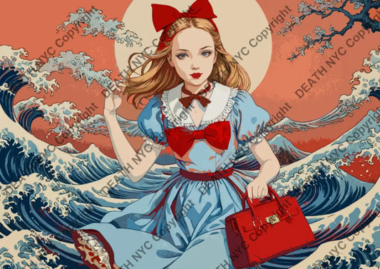 ’Deathza67’ 45X32Cm Alice (Edition Of 100*) (2023) Art Print