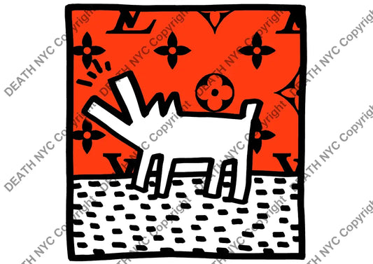 ’Deathza728’ 45X32Cm Haring (Edition Of 100*) (2024) Art Print