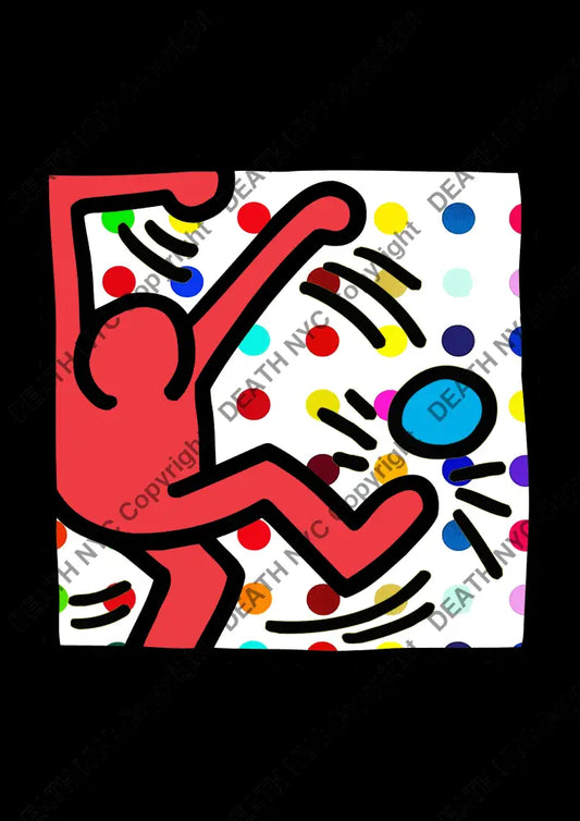 ’Deathza736’ 45X32Cm Haring (Edition Of 100*) (2024) Art Print