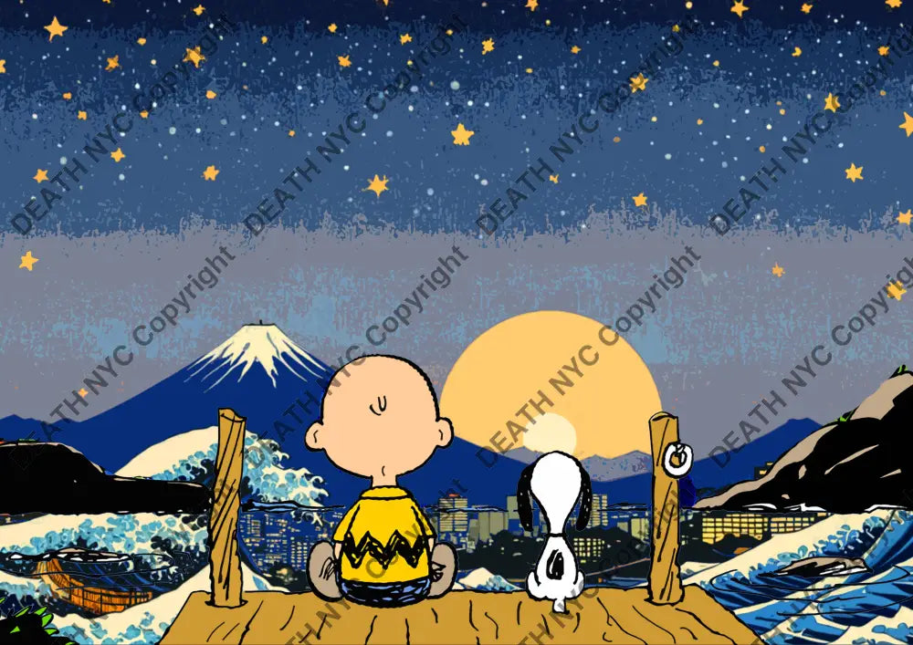 ’Deathza738’ 45X32Cm Snoopy (Edition Of 100*) (2024) Art Print