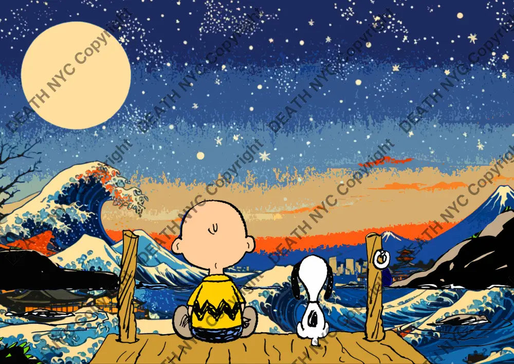 ’Deathza739’ 45X32Cm Snoopy (Edition Of 100*) (2024) Art Print