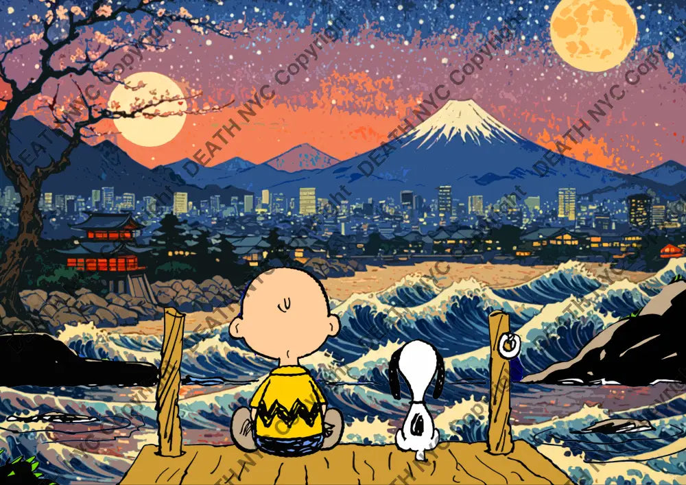 ’Deathza740’ 45X32Cm Snoopy (Edition Of 100*) (2024) Art Print