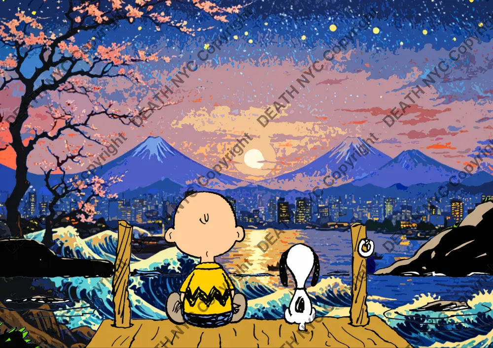 ’Deathza741’ 45X32Cm Snoopy (Edition Of 100*) (2024) Art Print