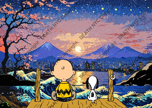 ’Deathza741’ 45X32Cm Snoopy (Edition Of 100*) (2024) Art Print