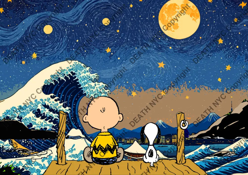 ’Deathza742’ 45X32Cm Snoopy (Edition Of 100*) (2024) Art Print