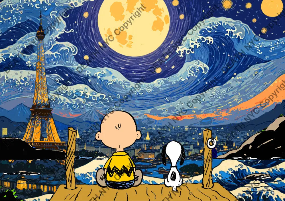 ’Deathza745’ 45X32Cm Snoopy (Edition Of 100*) (2024) Art Print