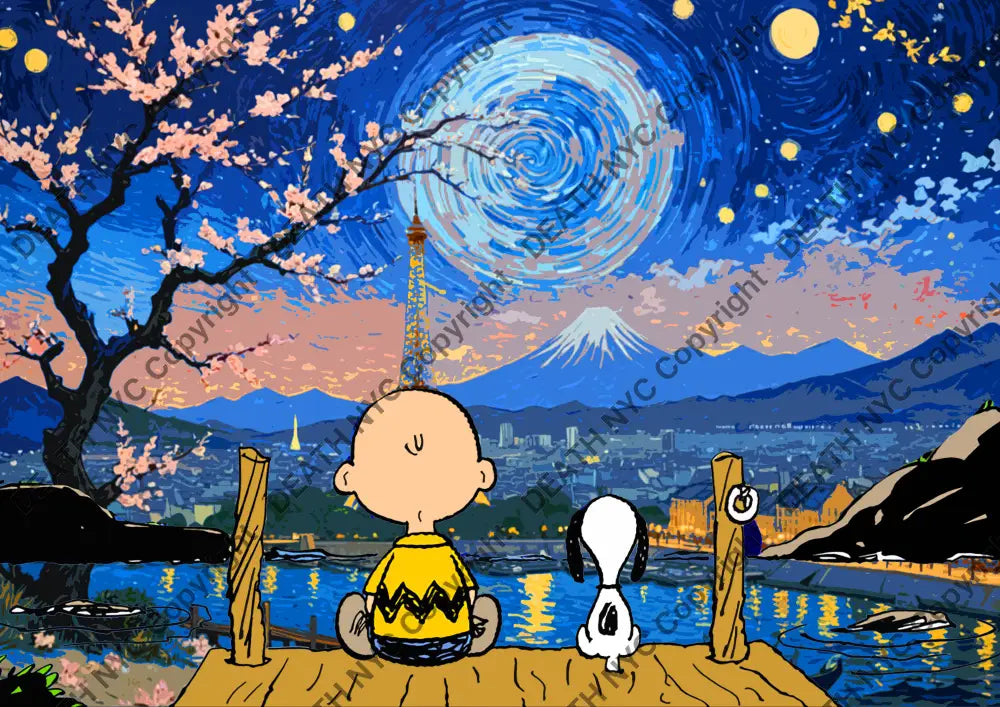 ’Deathza746’ 45X32Cm Snoopy (Edition Of 100*) (2024) Art Print