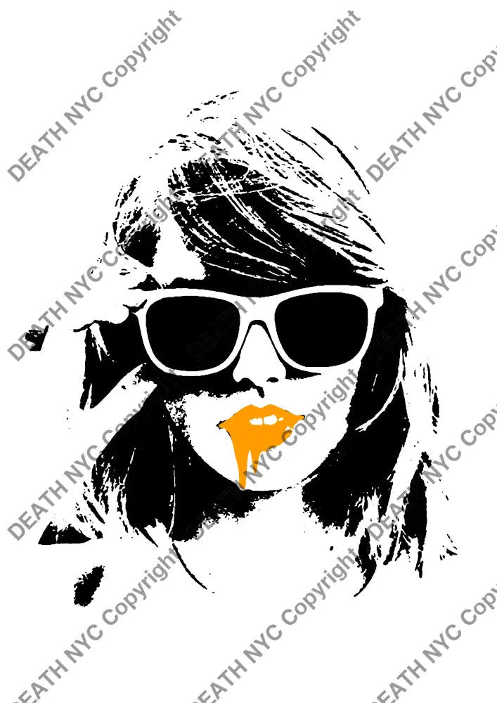 ’Deathzb107’ 45X32Cm Taylor Swift (Edition Of 100*) (2024) Art Print