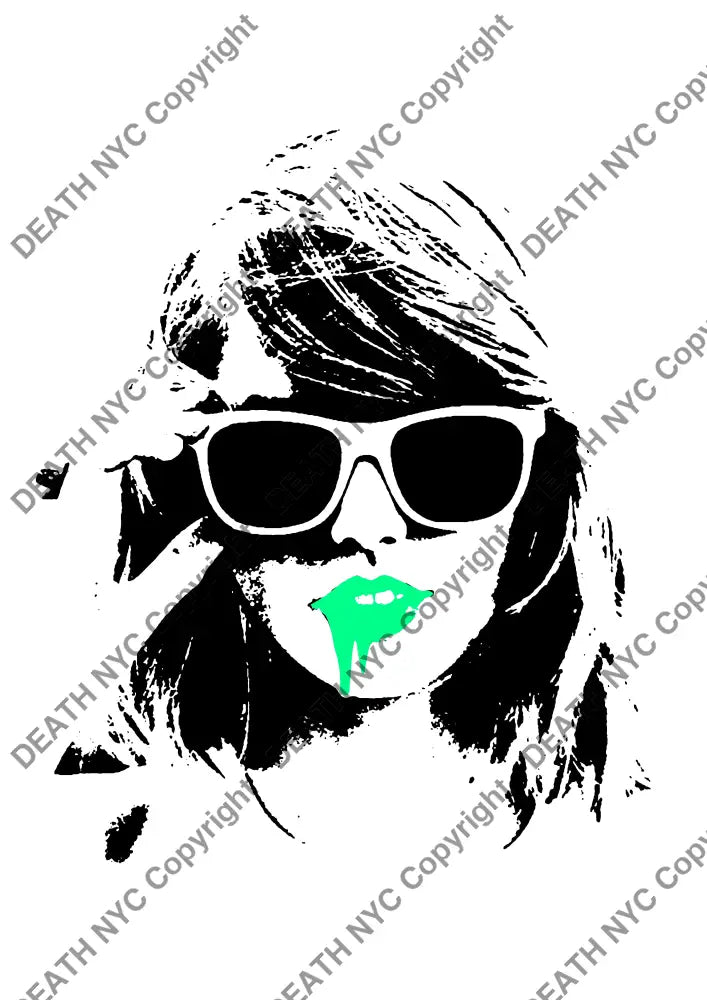 ’Deathzb108’ 45X32Cm Taylor Swift (Edition Of 100*) (2024) Art Print