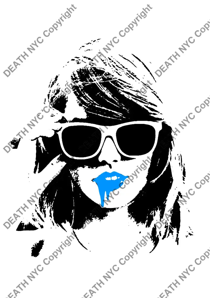 ’Deathzb109’ 45X32Cm Taylor Swift (Edition Of 100*) (2024) Art Print