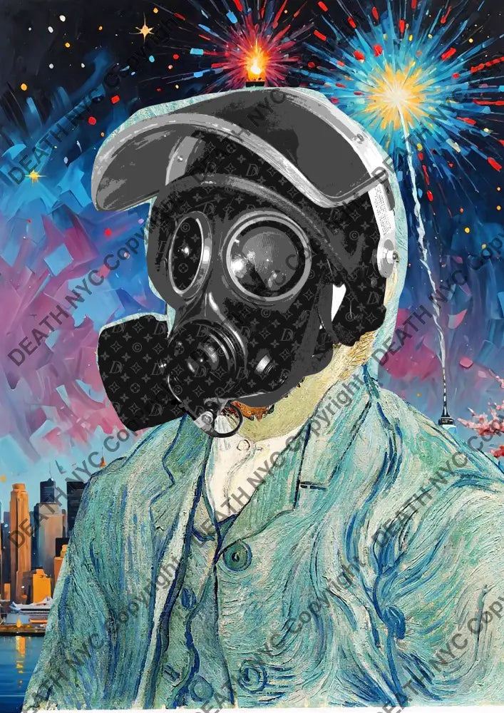 ’Deathzb133’ 45X32Cm Van Gogh (Edition Of 100*) (2024) Art Print