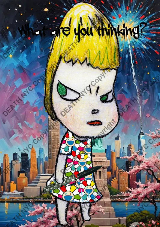’Deathzb154’ 45X32Cm Cute (Edition Of 100*) (2024) Art Print