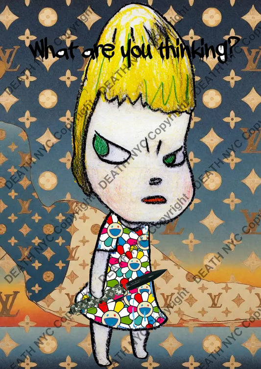 ’Deathzb155’ 45X32Cm Cute (Edition Of 100*) (2024) Art Print