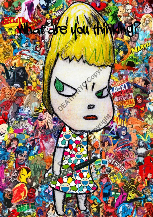 ’Deathzb156’ 45X32Cm Cute (Edition Of 100*) (2024) Art Print