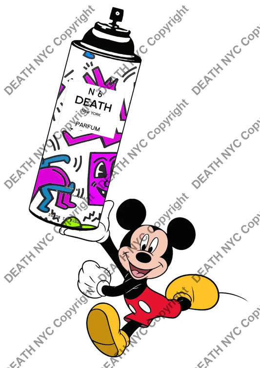 ’Deathzb159’ 45X32Cm Mickey (Edition Of 100*) (2024) Art Print