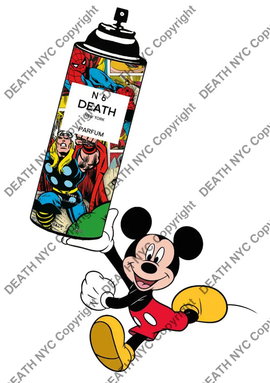 ’Deathzb160’ 45X32Cm Mickey (Edition Of 100*) (2024) Art Print