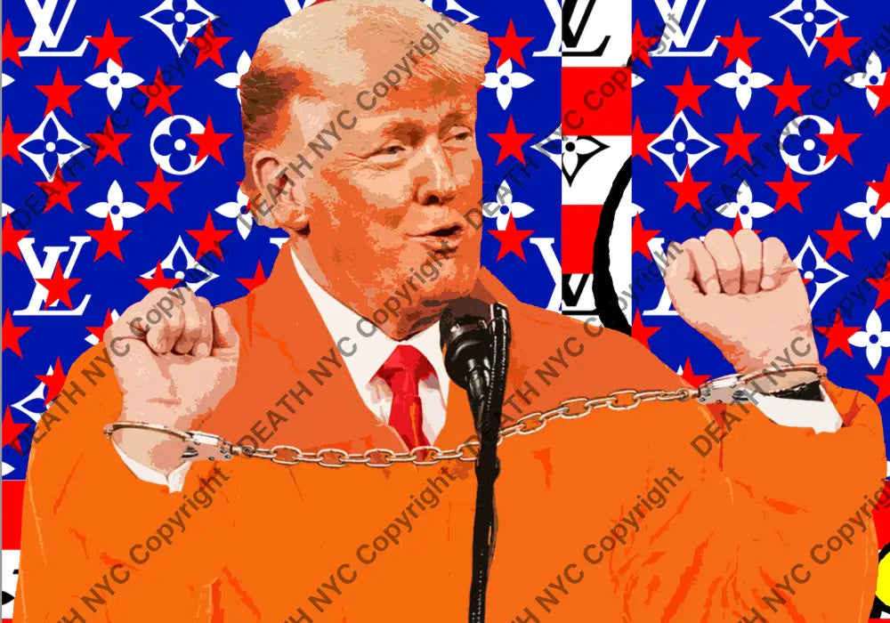 ’Deathzb164’ 45X32Cm Trump (Edition Of 100*) (2024) Art Print