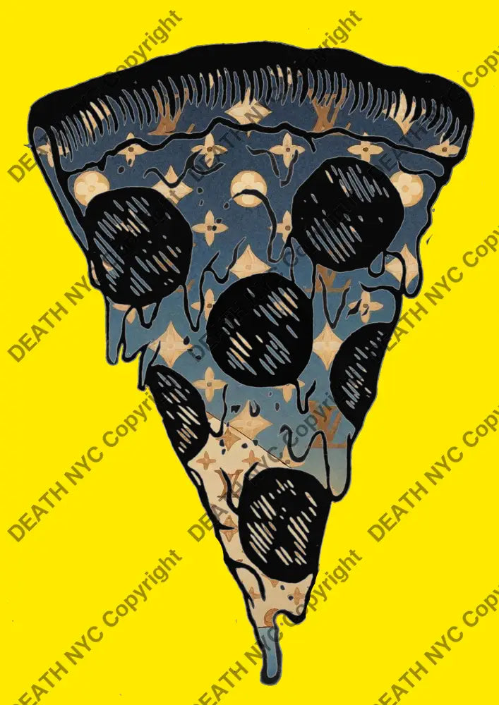 ’Deathzb2’ 45X32Cm Pizza Italy (Edition Of 100*) (2024) Art Print
