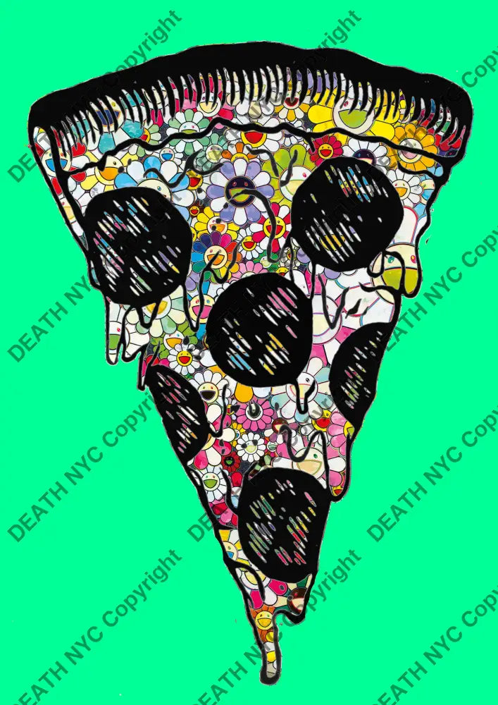 ’Deathzb3’ 45X32Cm Pizza Italy (Edition Of 100*) (2024) Art Print