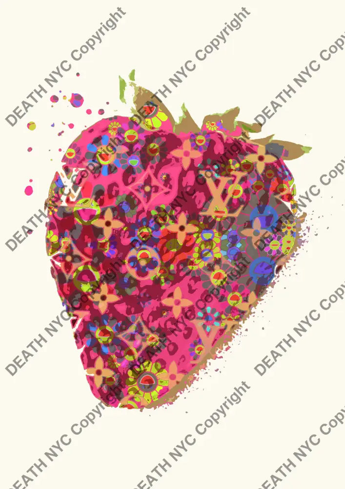 ’DEATHZC102’’ 45x32cm (Edition of 100*) (2024) straw - Art Print