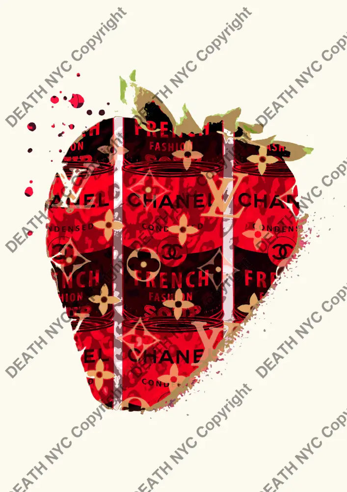 ’DEATHzC104’’ 45x32cm (Edition of 100*) straw - Art Print