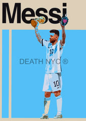 ’Deathzd47’ 45X32Cm Messi (Edition Of 100*) (2024) Art Print