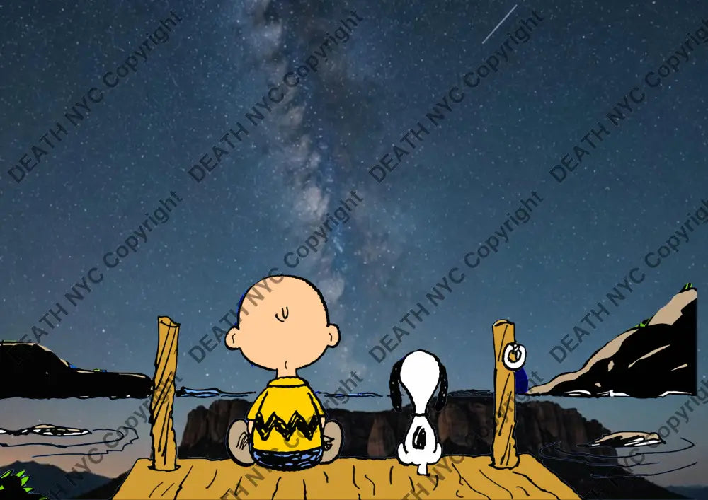 ’Deathzd48’ 45X32Cm Snoopy (Edition Of 100*) (2024) Art Print