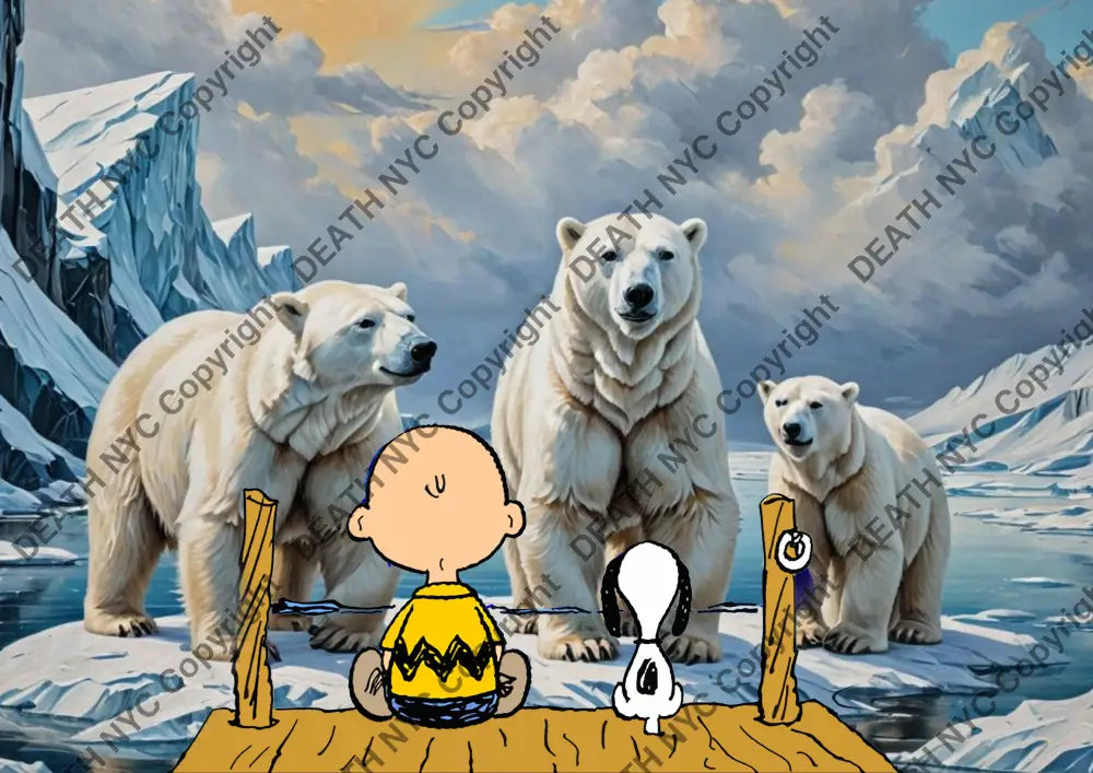 ’Deathzd57’ 45X32Cm Snoopy (Edition Of 100*) (2024) Art Print