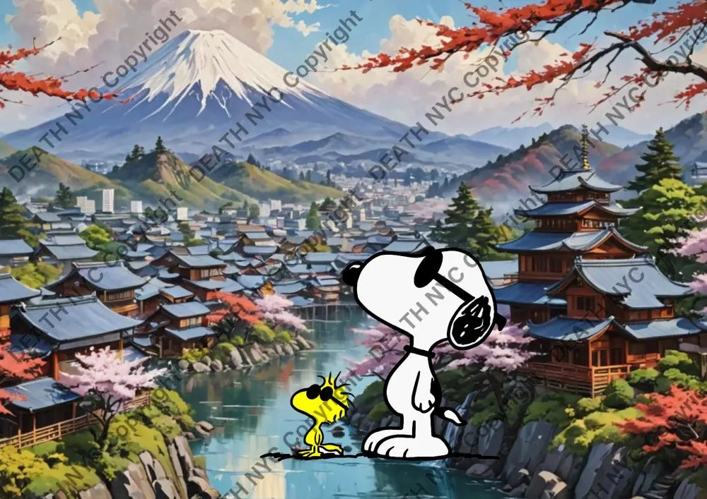 ’Deathzd70’ 45X32Cm Snoopy (Edition Of 100*) (2024) Art Print