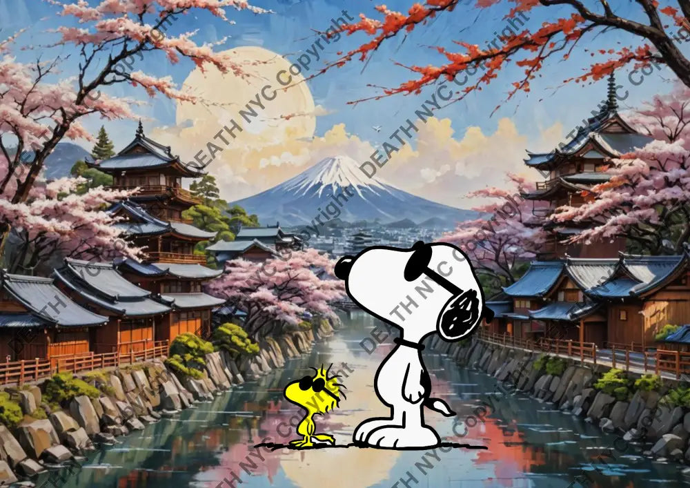 ’Deathzd72’ 45X32Cm Snoopy (Edition Of 100*) (2024) Art Print