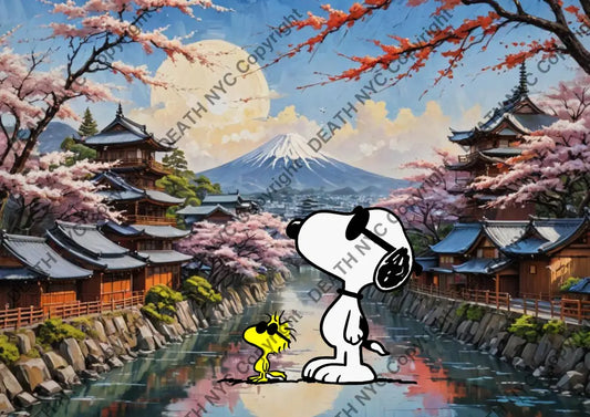 ’Deathzd72’ 45X32Cm Snoopy (Edition Of 100*) (2024) Art Print