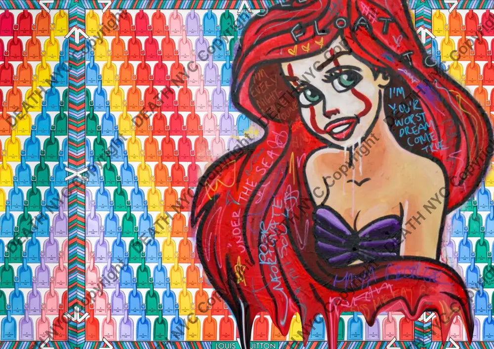 ’Deathze108’’ 45X32Cm Ariel (Edition Of 100*) (2024) Art Print