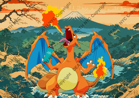 ’Deathzf119’’ 45X32Cm Pokemon I (Edition Of 100*) (2024) Art Print