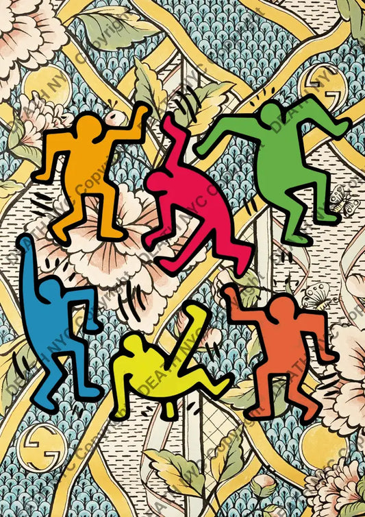 ’Deathzf146’’ 45X32Cm Haring (Edition Of 100*) (2024) Art Print