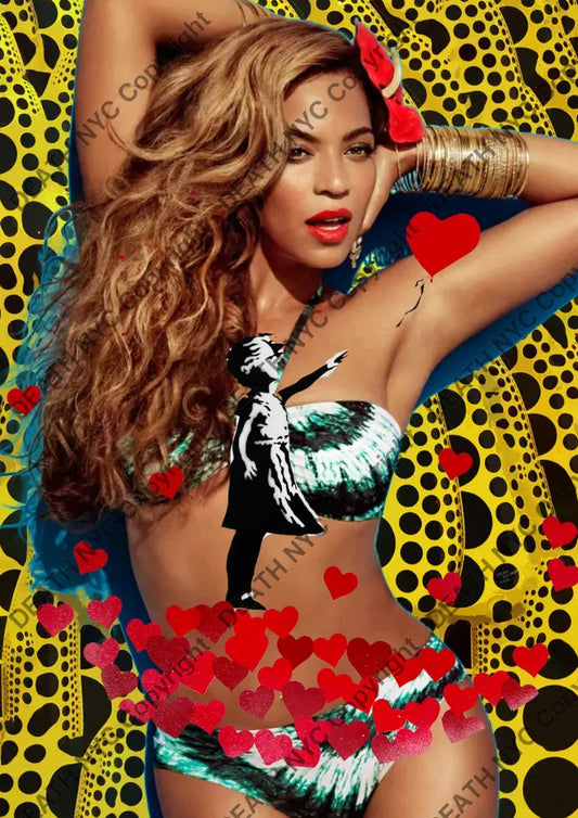 ’Deathzg113’’ 45X32Cm Beyonce (Edition Of 100*) (2024) Art Print
