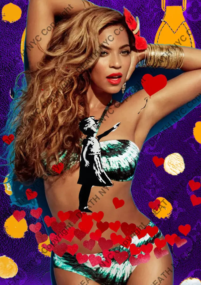 ’Deathzg114’’ 45X32Cm Beyonce (Edition Of 100*) (2024) Art Print