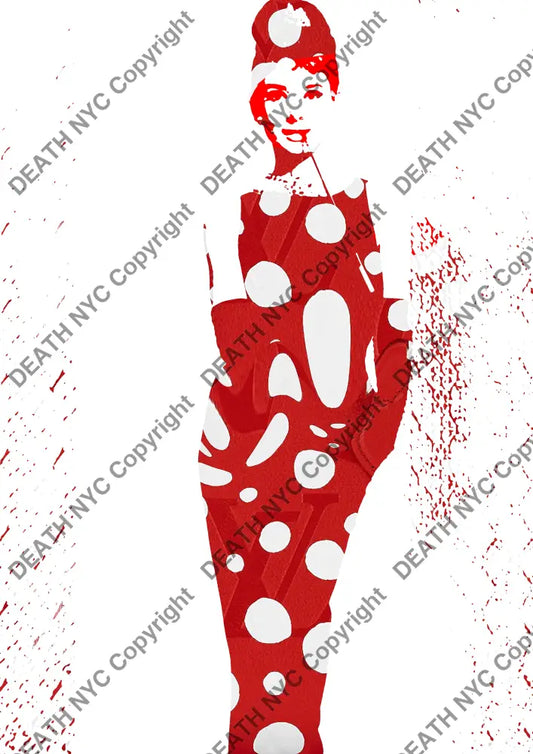 ’Deathzg117’’ 45X32Cm Audrey (Edition Of 100*) (2024) Art Print