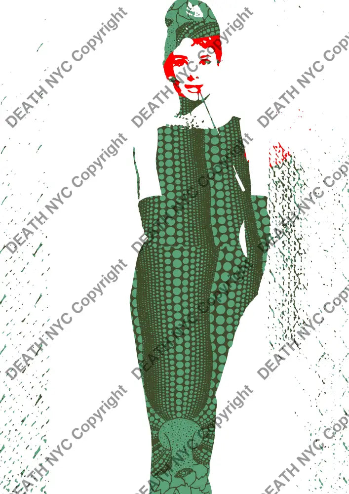 ’Deathzg119’’ 45X32Cm Audrey (Edition Of 100*) (2024) Art Print