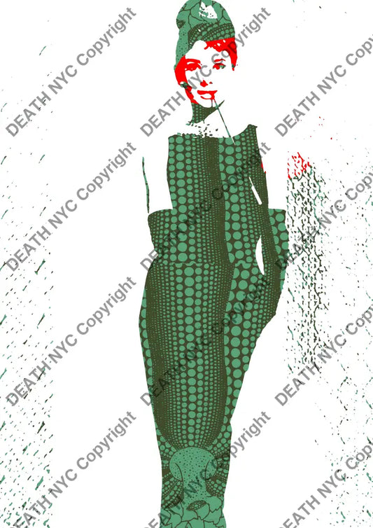 ’Deathzg119’’ 45X32Cm Audrey (Edition Of 100*) (2024) Art Print