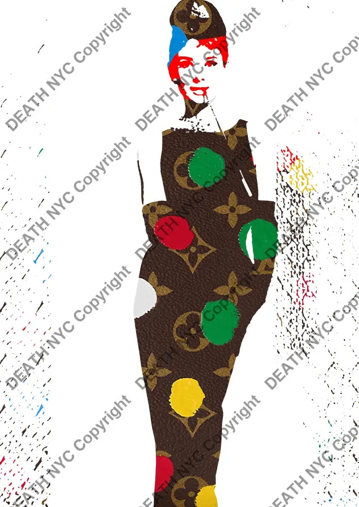 ’Deathzg120’’ 45X32Cm Audrey (Edition Of 100*) (2024) Art Print