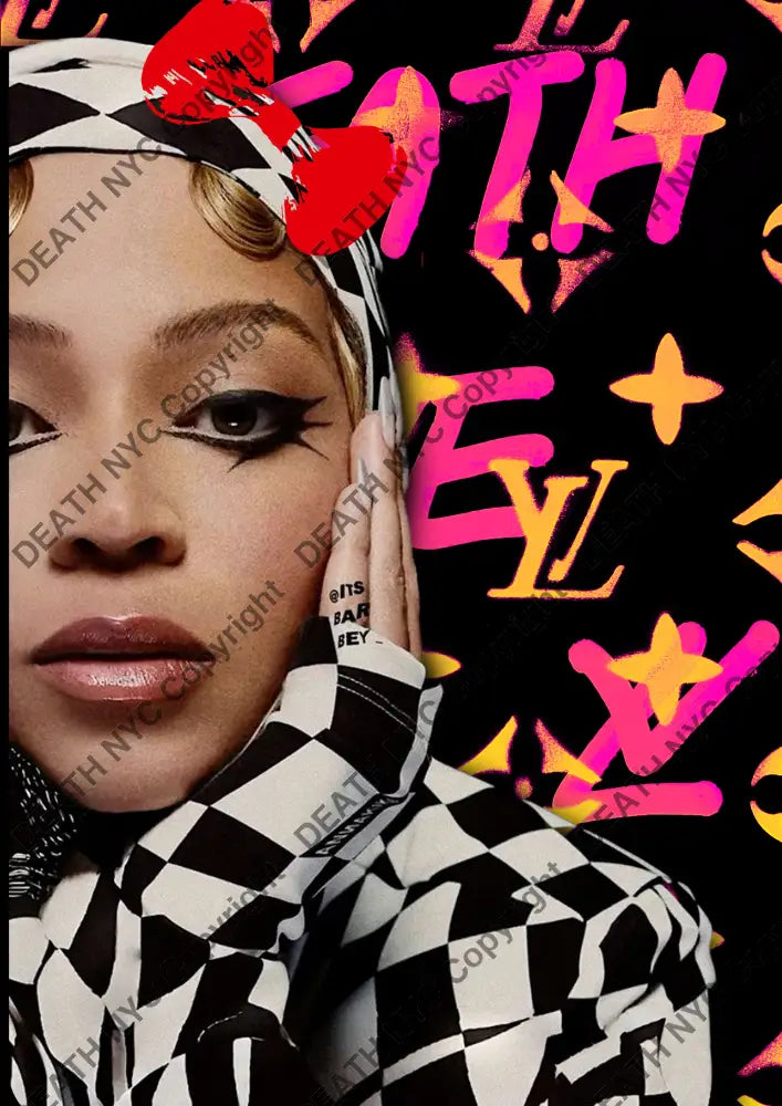 ’Deathzg153’’ 45X32Cm Beyonce (Edition Of 100*) (2024) Art Print