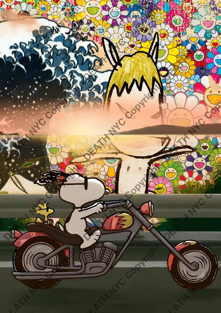’Deathzg67’’ 45X32Cm Snoopy I (Edition Of 100*) (2024) Art Print