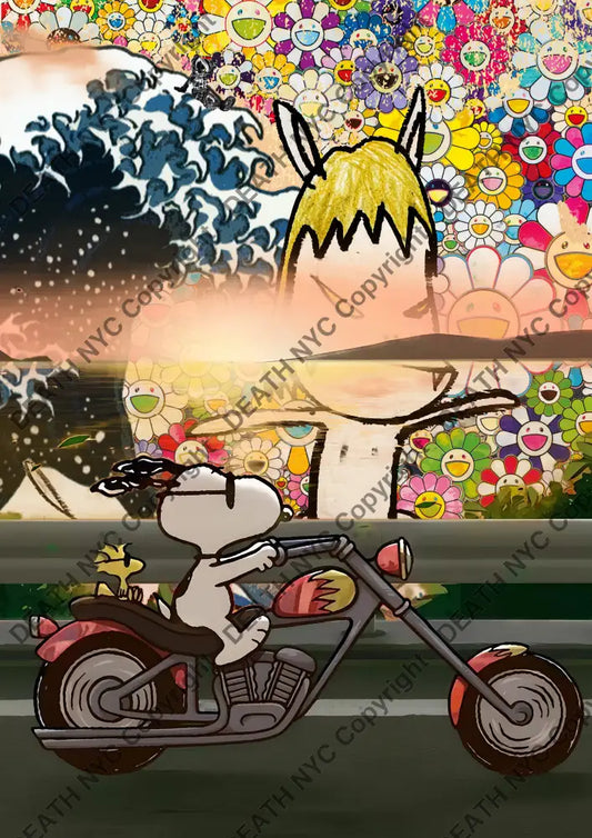 ’Deathzg67’’ 45X32Cm Snoopy I (Edition Of 100*) (2024) Art Print