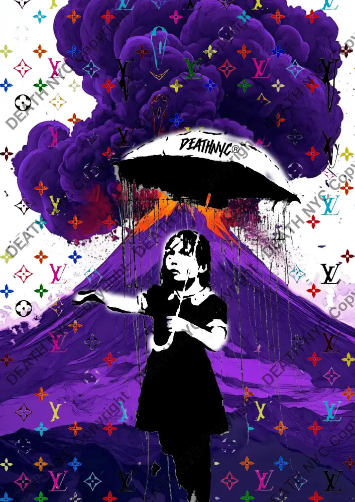 ’DEATHZH17’’ 45x32cm (Edition of 100*) (2024) rain Art Print